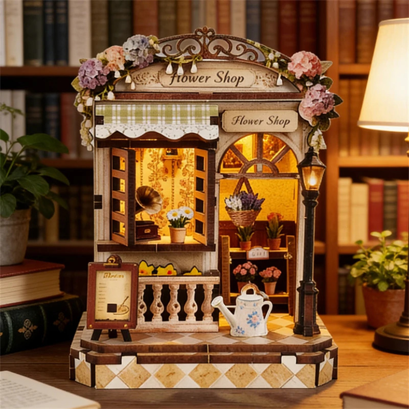 Japanese Lighting Decor - 2026 DIY Holz-Miniatur Japanische Taverne mit