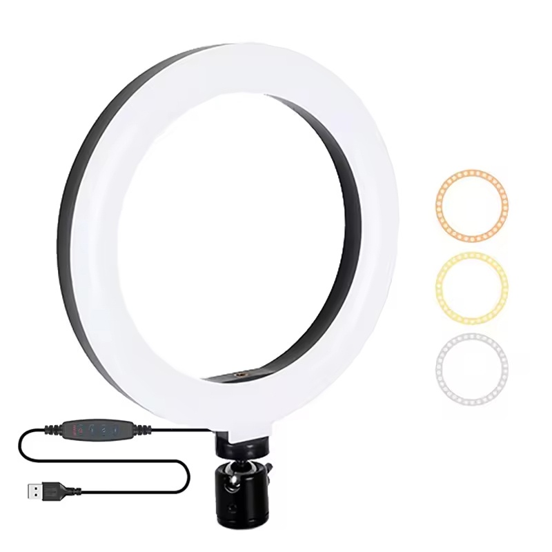 Lighting Gallery - 16/26/33cm Selfie-Ringlicht Fotografie-Aufhellungslicht LED-Ringleuchte Sanftes Augenschutz-Fotolicht