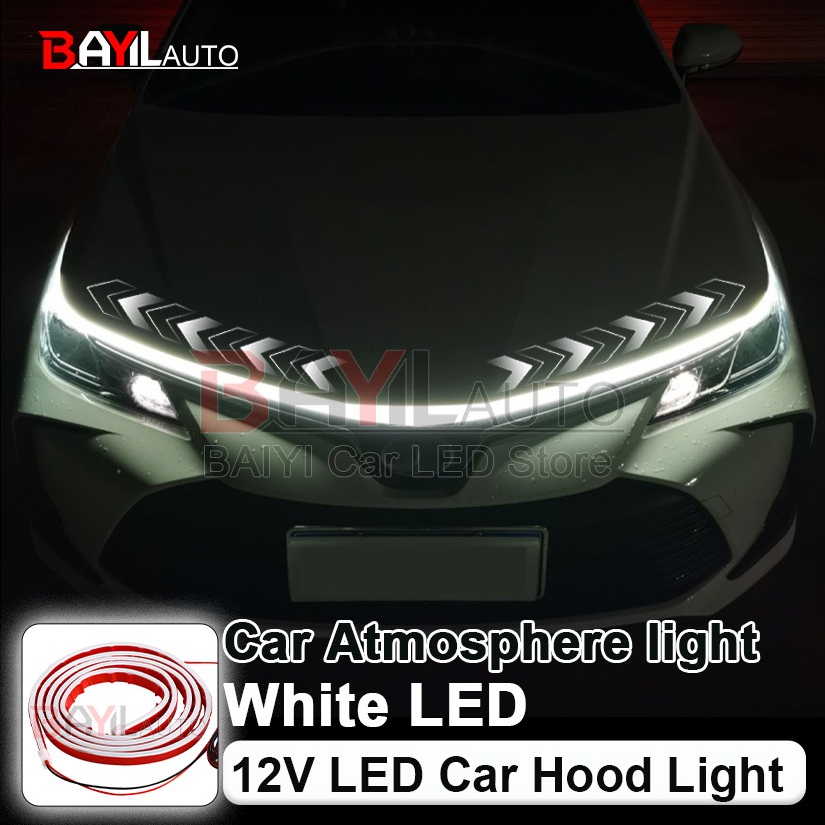 Lighting Bolt Decor - 12V weiße Motorhaube Lichtleiste, Scan Start