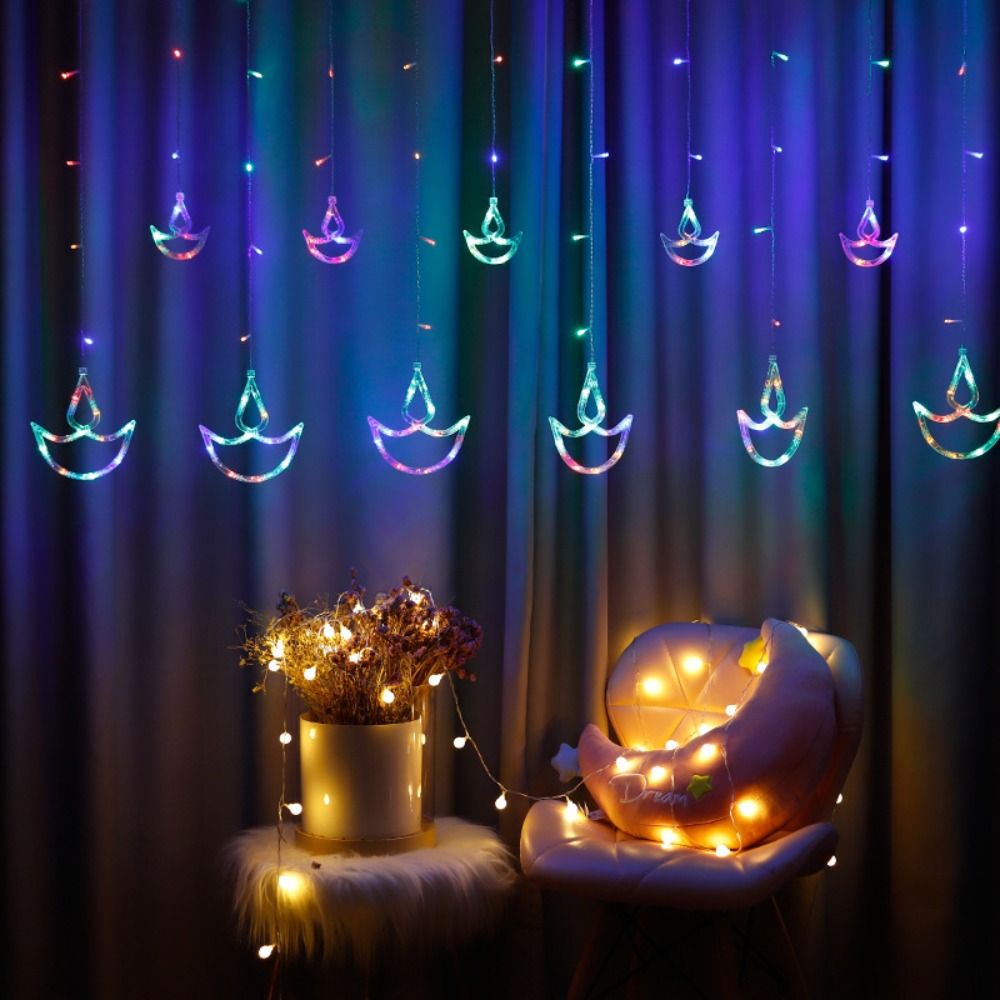 Lighting Decoration For Diwali - Mädchenzimmer USB-Stecker Diwali-Licht Fröhliches Diwali Herzförmige