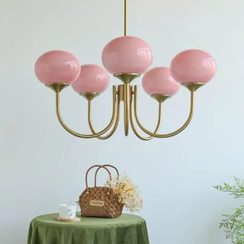Decor Lighting The Parade - SANDYHA Moderne minimalistische Macaron-Kronleuchter, LED-Pendelleuchte für