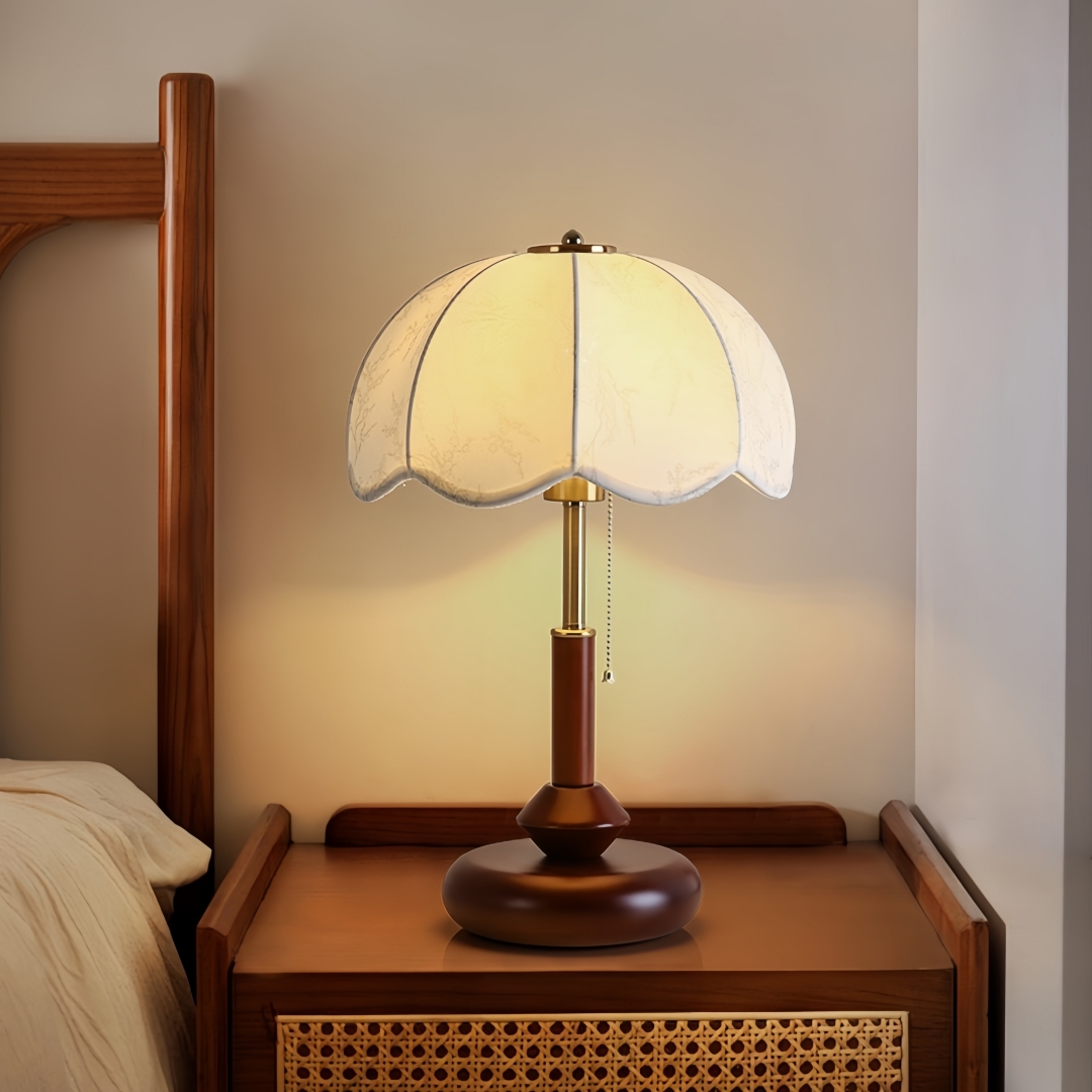 Lighting Decor For Home - Vintage gewölbte Kuppel-Tischlampe für Schlafzimmer, Nachttisch,