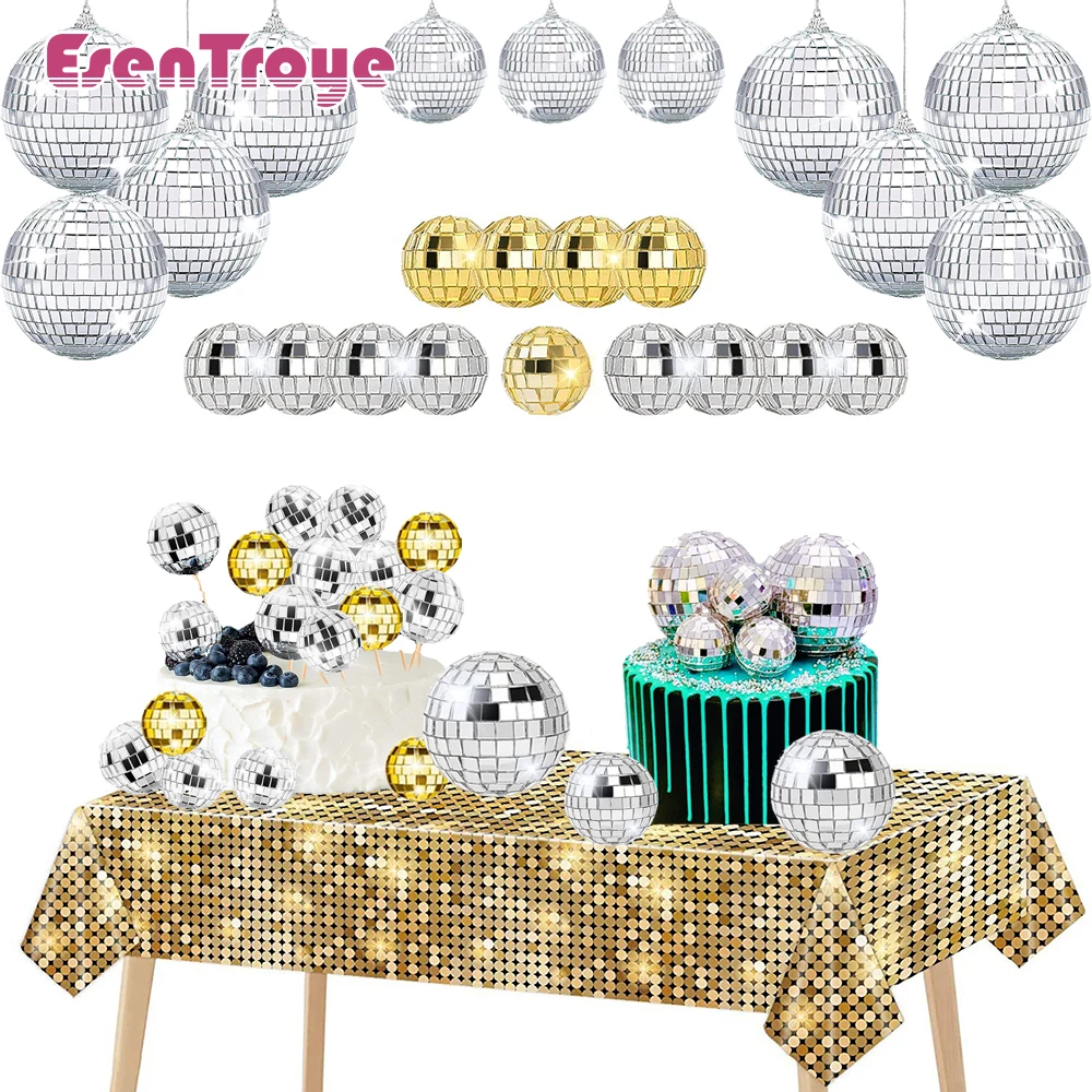 Disco Ball Mirror - 70er 80er 90er Jahre Disco Geburtstags