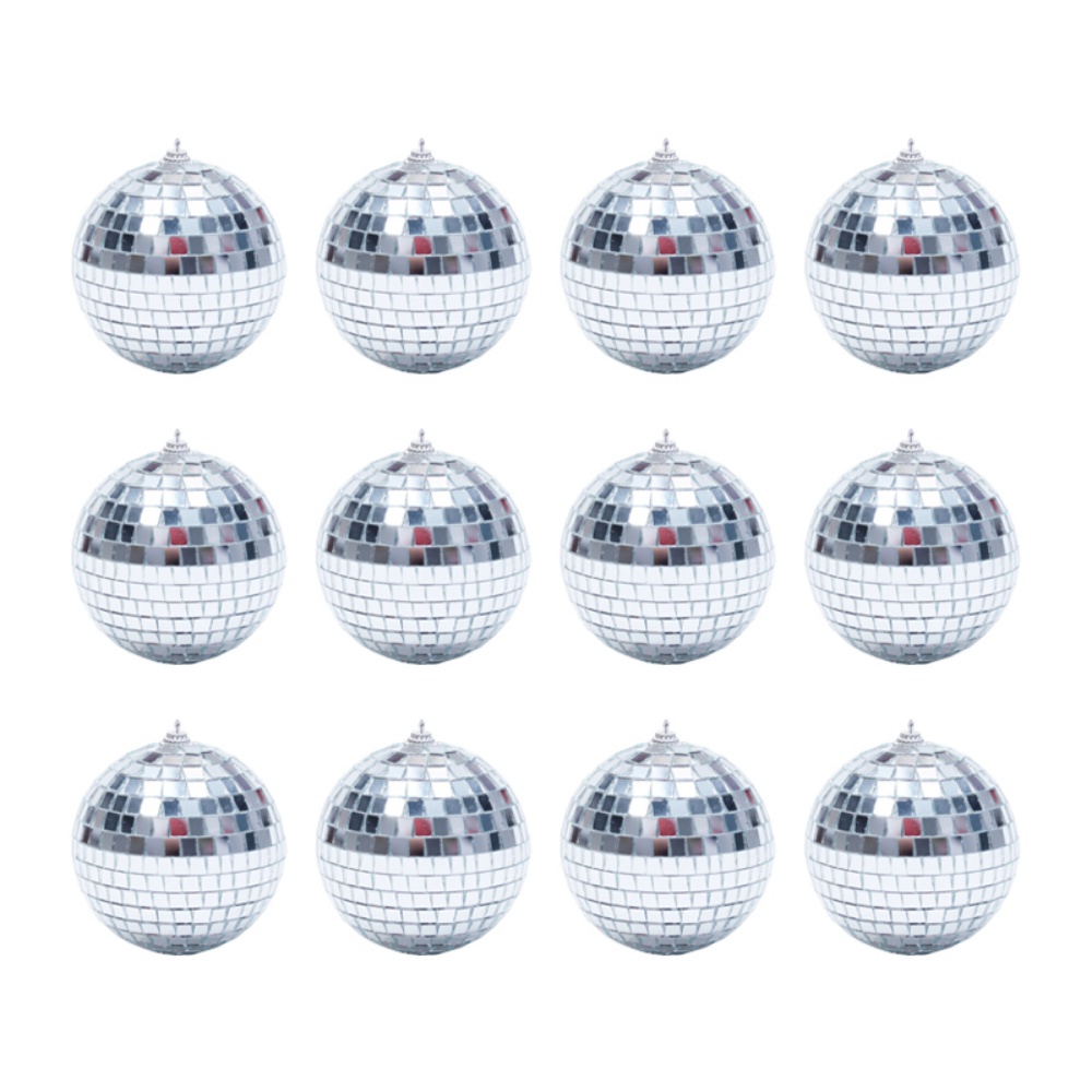Disco Ball Mirror - Spiegel-Disco-Kugel-Ornamente, hängende Weihnachtskugeln, Weihnachtsfeier, Hochzeit, Baumdekoration