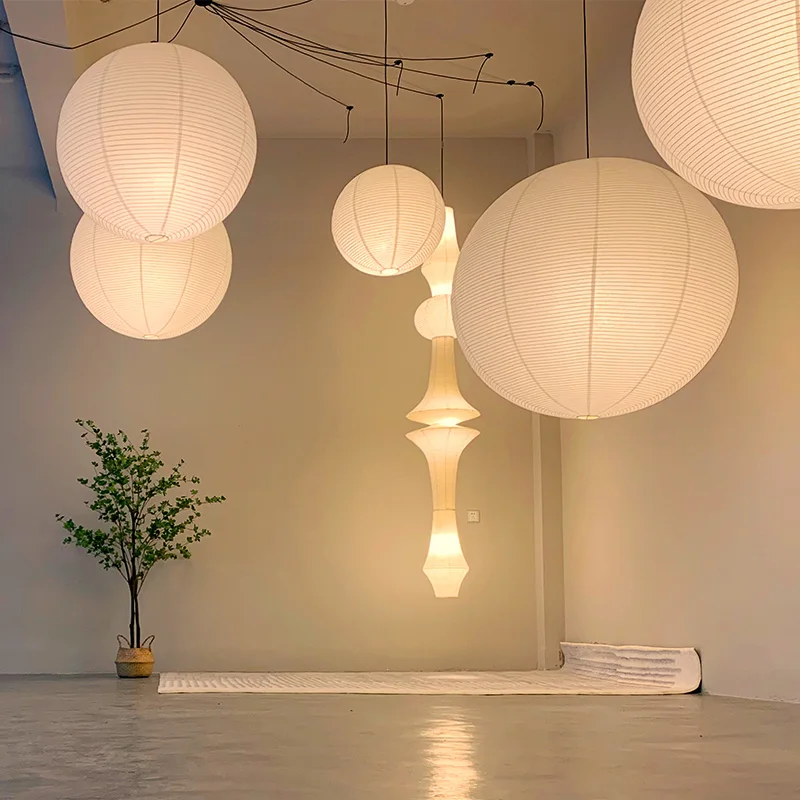 Japanese Lighting Decor - Japanische Pendel leuchten Vintage Noguchi Leuchte