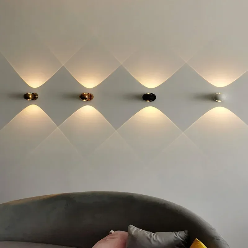 Lighting Decoration On Wall - Nordic Designer Moderne Kunst Aluminium Glas