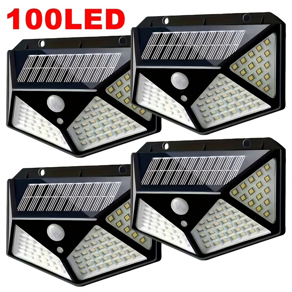 Lighting Decor Outdoor - 100 LED Solar-Gartenleuchte für Außenbereich mit
