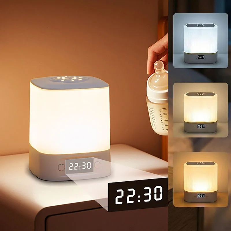 Colour Changing Bulb - LED-Nachtlicht Nachttischlampe, Touch-Fernbedienung Tragbare Baby- und