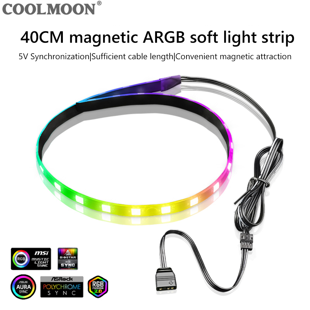 Lighting Bolt Decor - COOLMOON CM-LS40 5V ARGB PC Fall