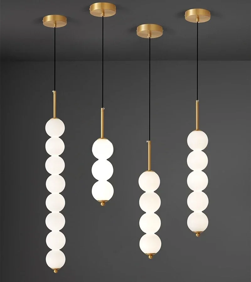 Foyer Lighting Wall Decor - Moderne minimalist ische weiße Glas LED
