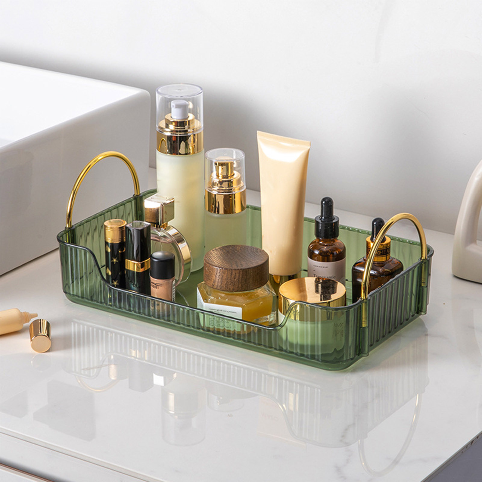 Badezimmer-Organizer, luxuriös – Furniture Lighting & Decor Magazine Bewertung und Preis