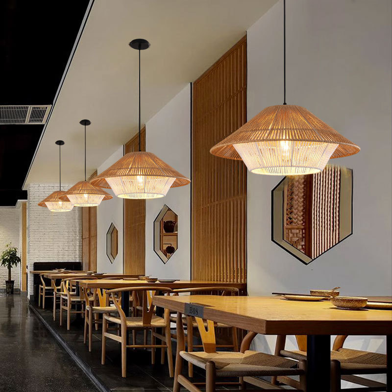 Japanische Kreative Hanfseil-R – Japanese Lighting Decor Bewertung und Preis