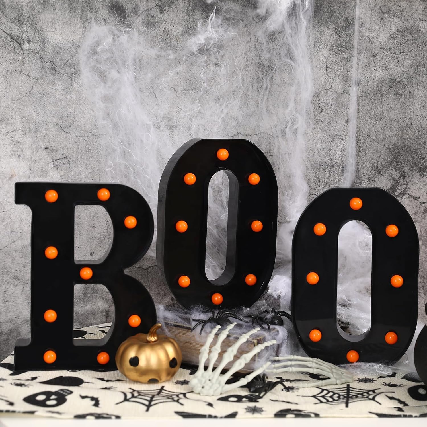Halloween-Dekorationen – 3 LED – Light Up Letters Marquee Bewertung und Preis