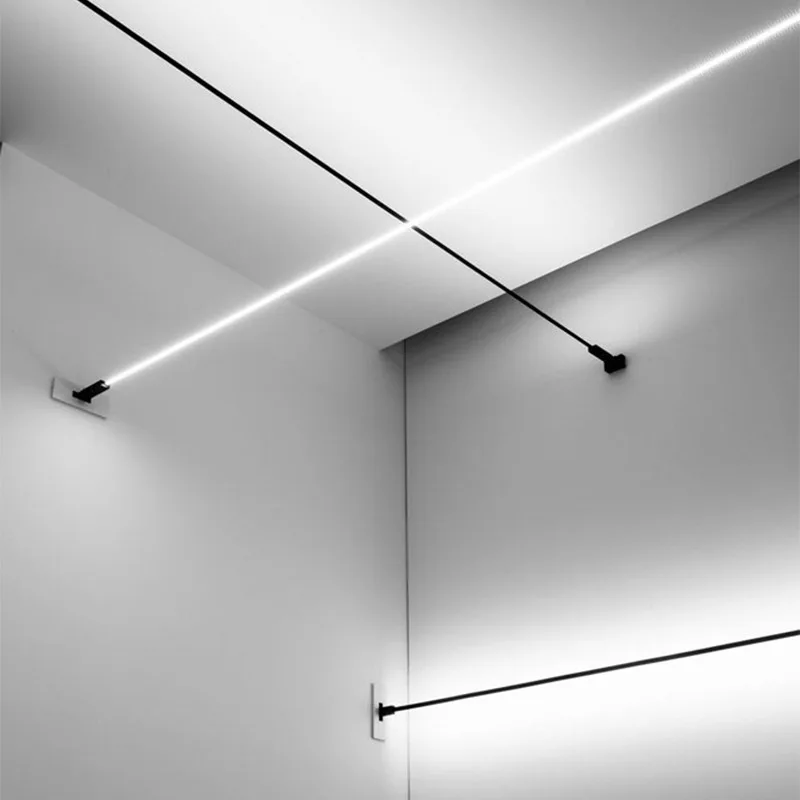 Moderne Schwarz Weiß Lineare W – Lighting Decoration On Wall Bewertung und Preis