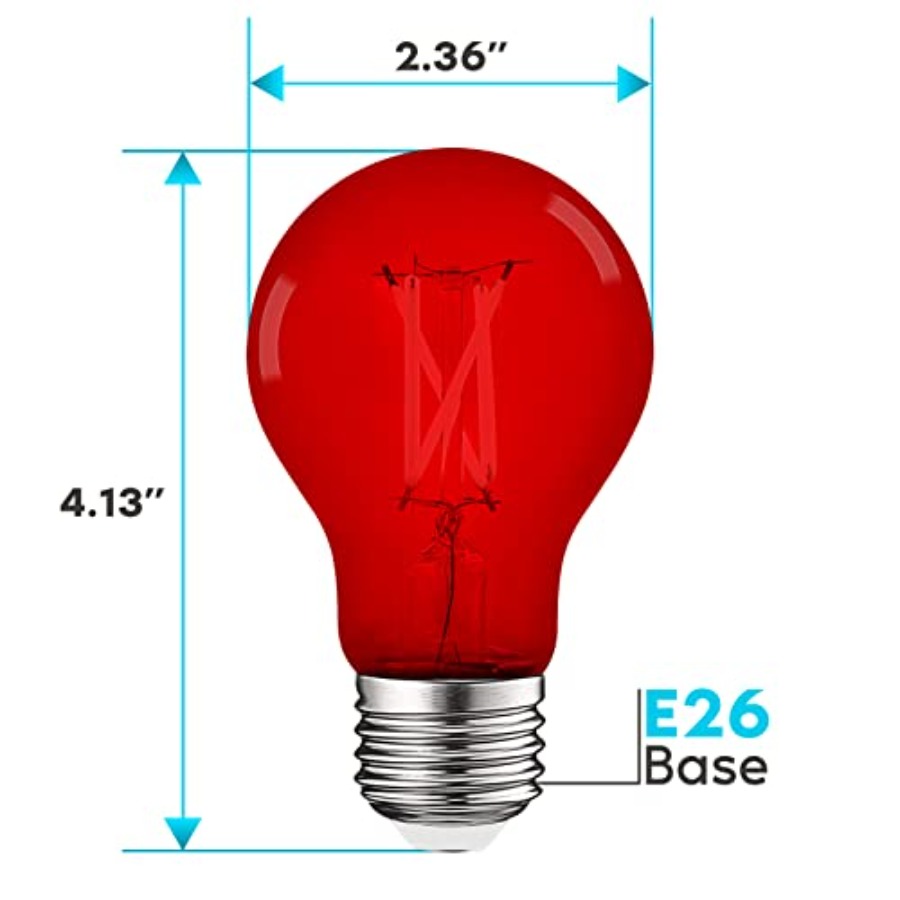 A19 Edison LED-Glühbirnen, 4,5 – Lighting Decor Outdoor Bewertung und Preis