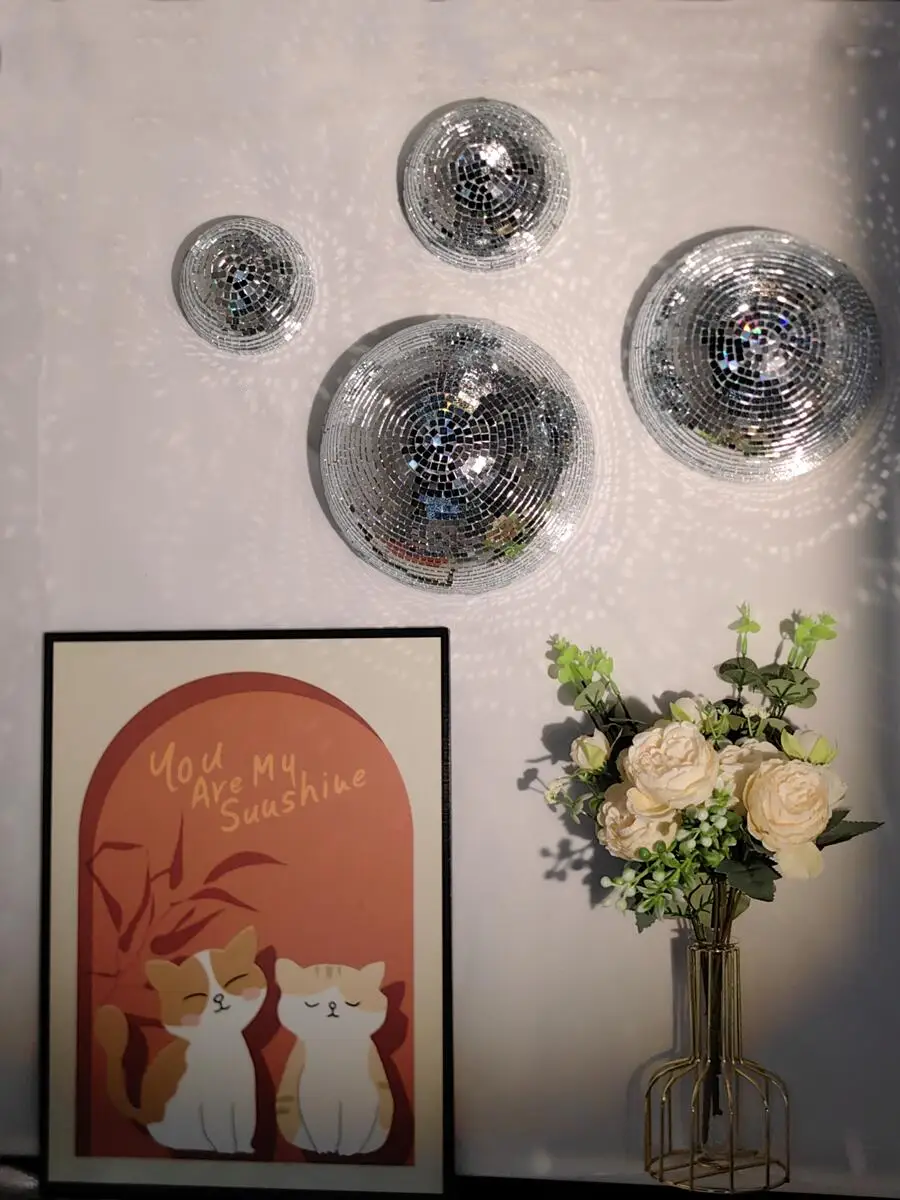 Neue Wand-Disco-Kugel, verspie – Disco Ball Mirror Bewertung und Preis