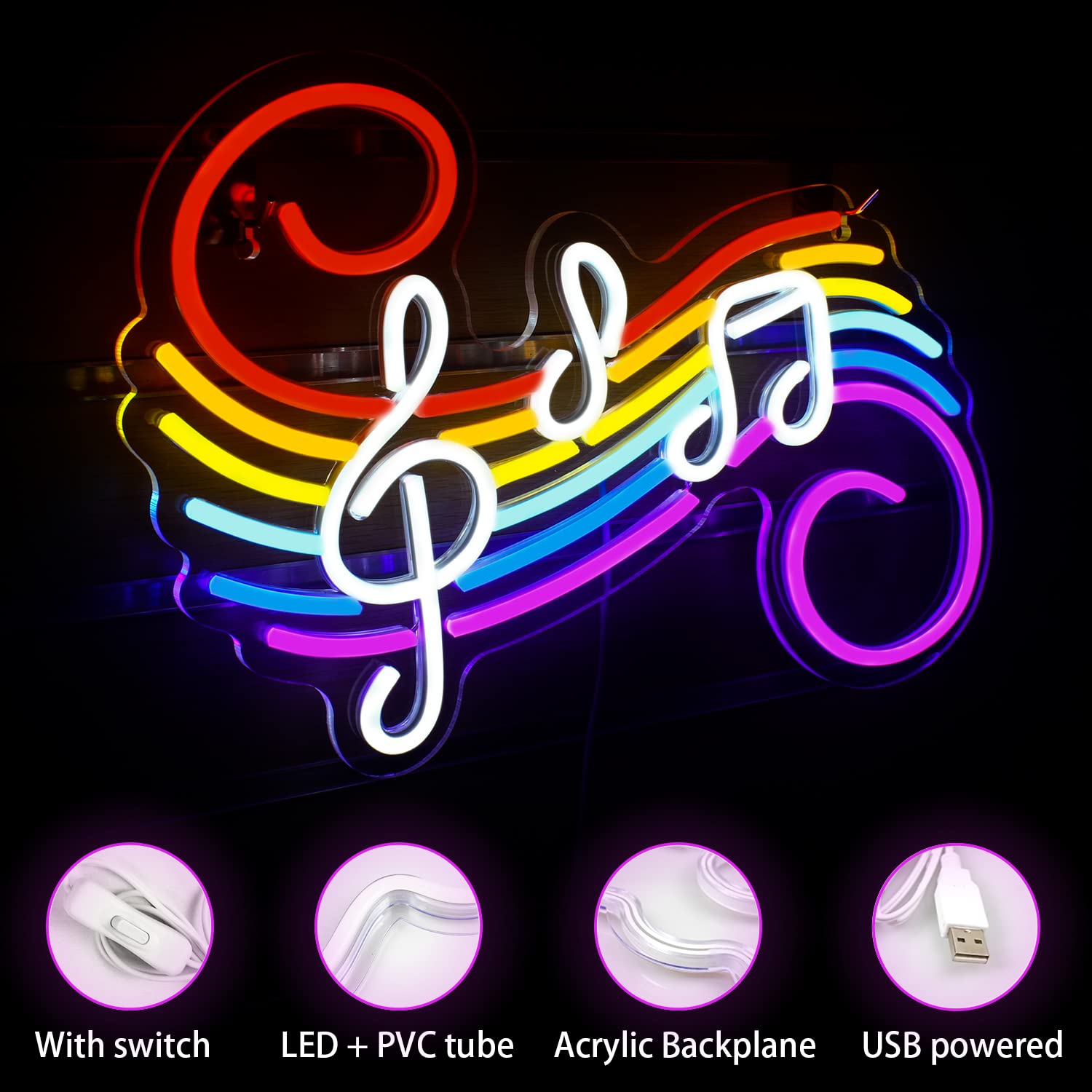 Musiknoten Neonschild Anpassba – Lighting Decoration For Wedding Bewertung und Preis