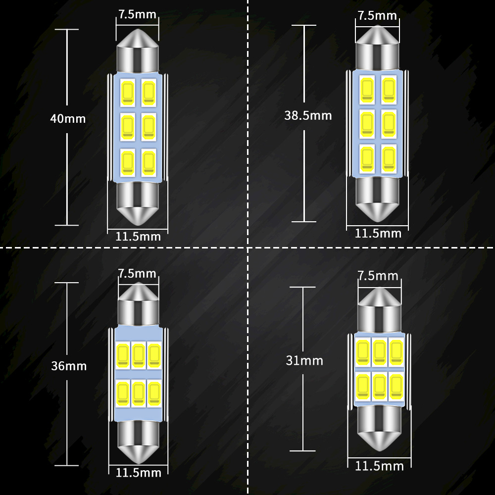 4 Stücke C5W Led Auto Girlande – Colour Changing Bulb Bewertung und Preis