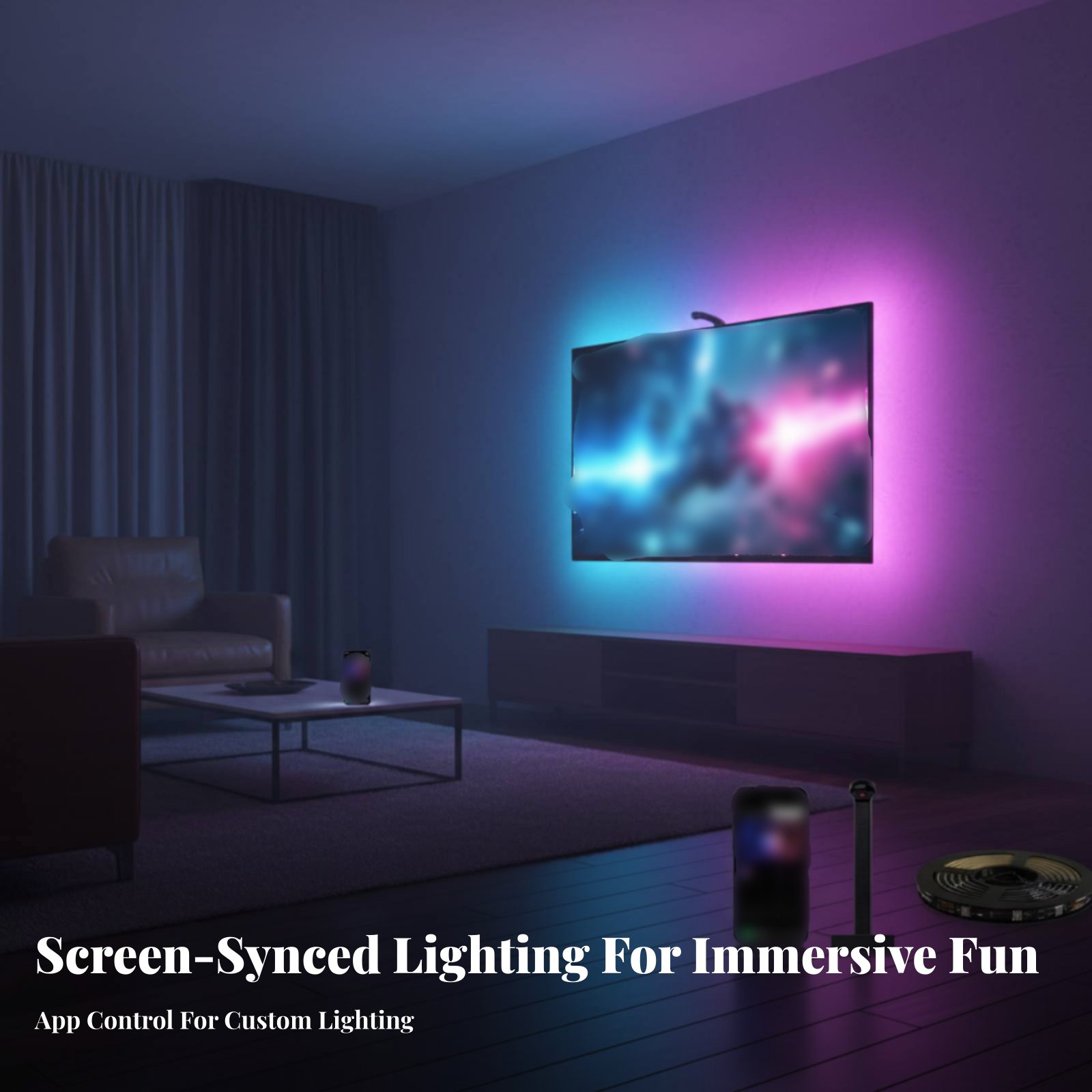 Bildschirmsynchronisierter Bel – Ambient Led Strip Bewertung und Preis