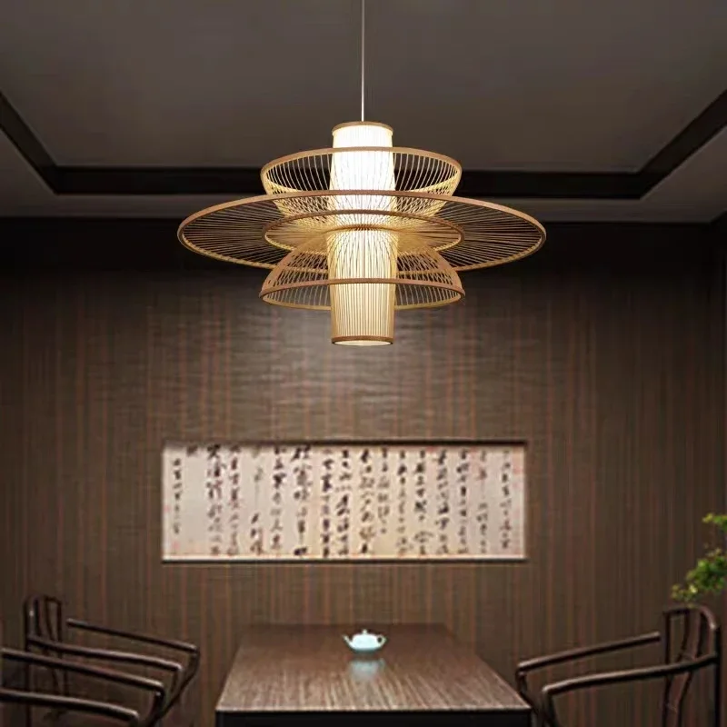 Ländliche handgemachte Bambus  – Japanese Lighting Decor Bewertung und Preis