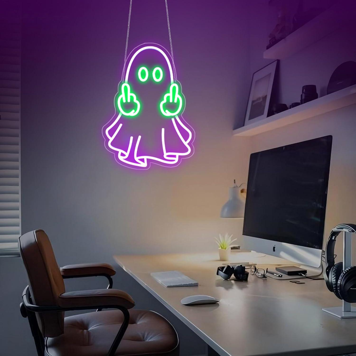 Geister-Neonschild USB-Betrieb – Lighting Decor For Home Bewertung und Preis