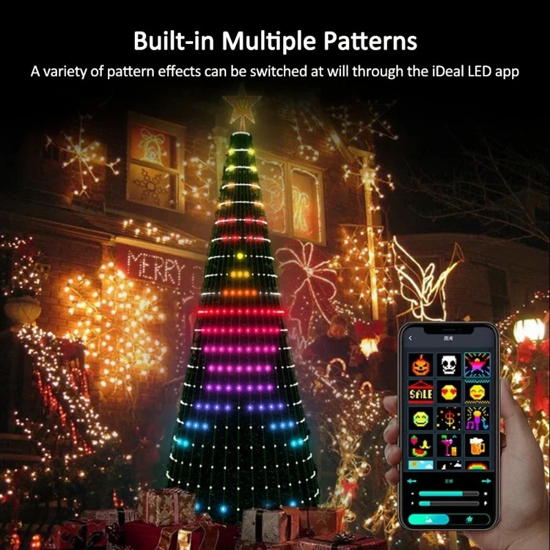 Weihnachtsstern-Baumbeleuchtun – Lighting Decor For Home Bewertung und Preis