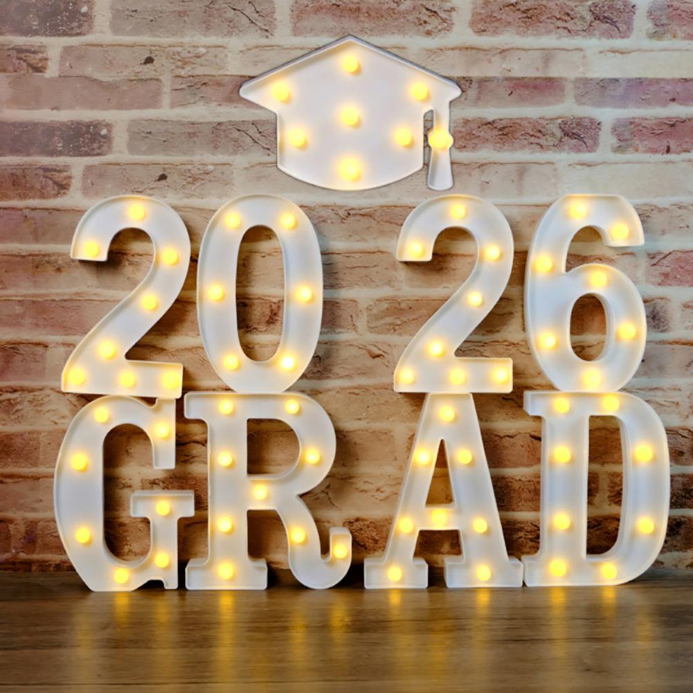 8/9 Stück 2026 Grad leuchtende – Light Up Letters Marquee Bewertung und Preis