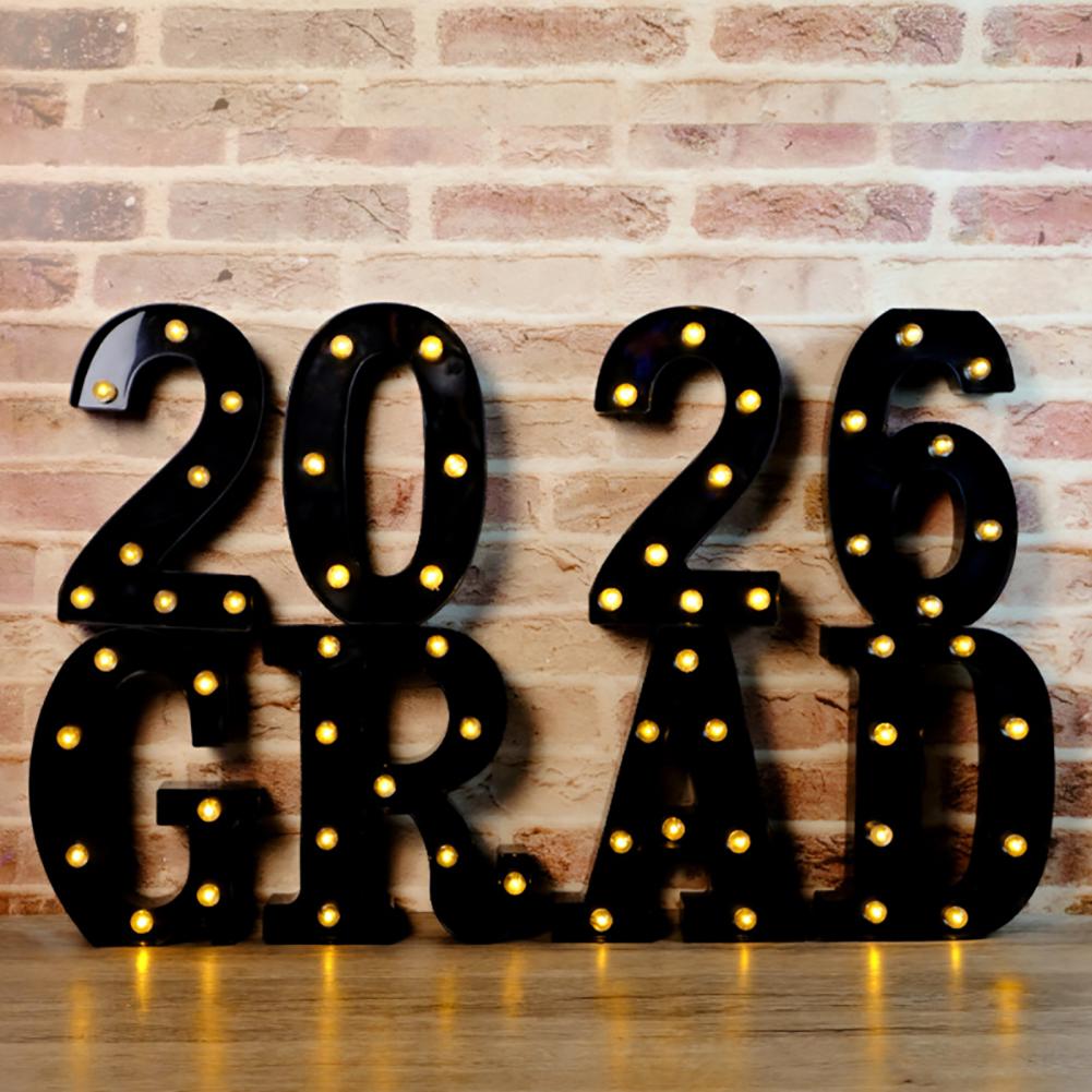 8/9 Stück 2026 Grad leuchtende – Light Up Letters Marquee Bewertung und Preis