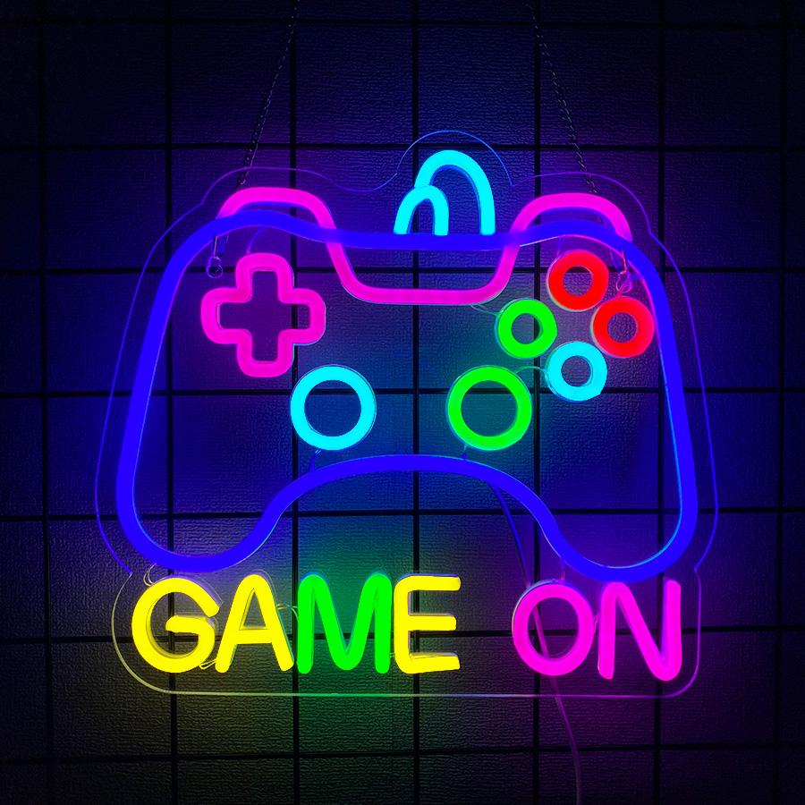 Game On Series Neonschild für  – Lighting Decoration On Wall Bewertung und Preis
