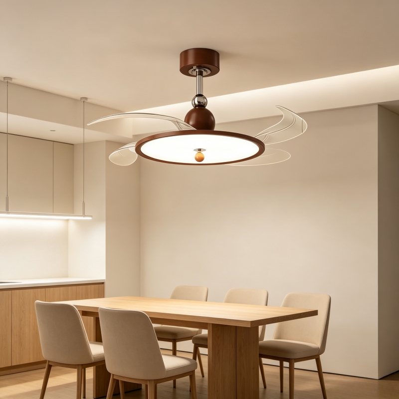 Einziehbare Ventilatorblätter  – Lighting Decoration On Wall Bewertung und Preis