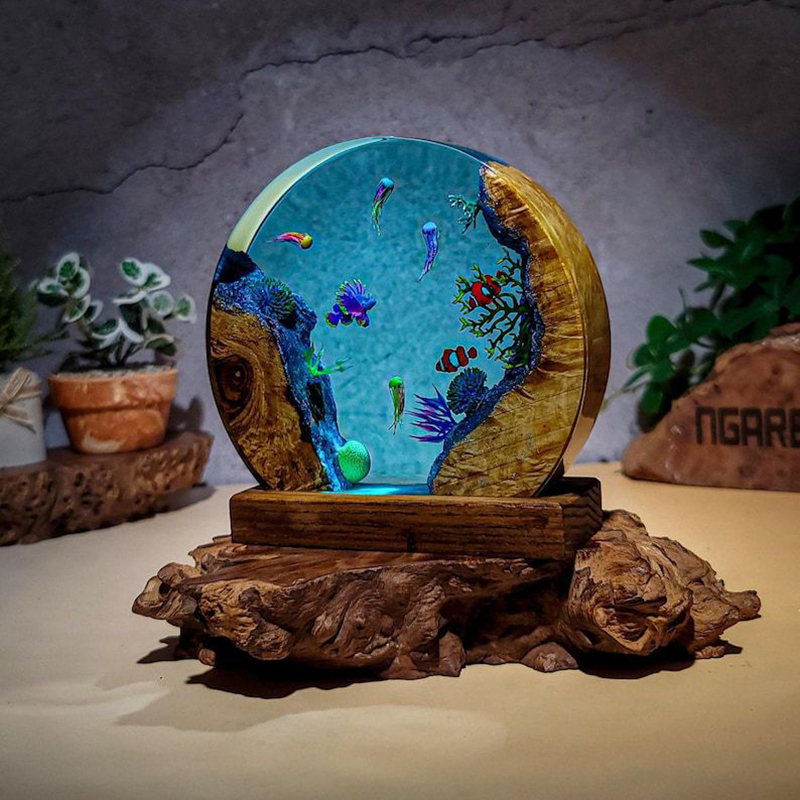 Ozean-Aquarium Organismen Harz – Lighting Decoration For Wedding Bewertung und Preis
