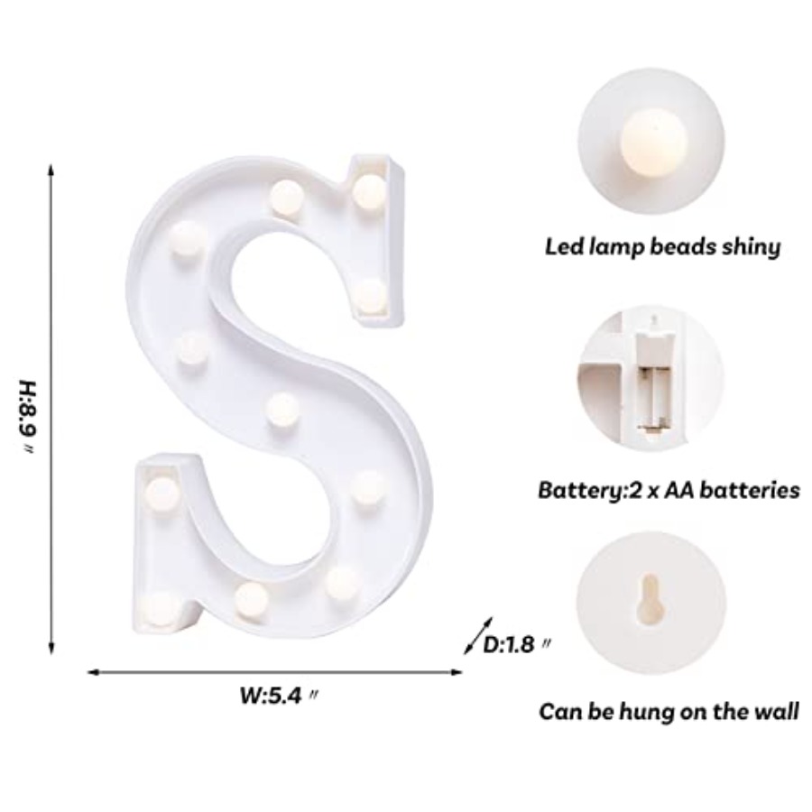 LED-Buchstabenlichter, Leuchtr – Light Up Letters Marquee Bewertung und Preis