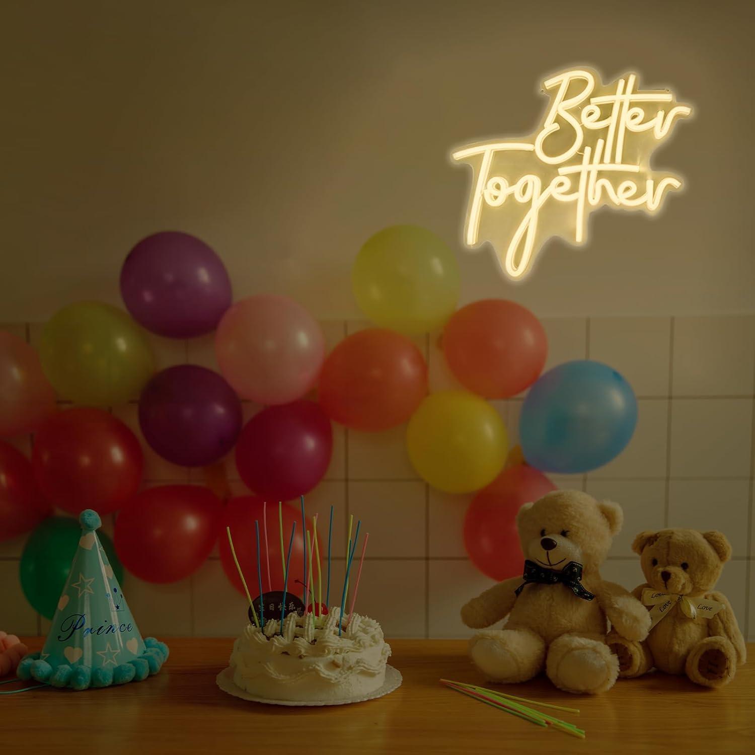 Better Together Neonschild, US – Lighting Decoration For Wedding Bewertung und Preis