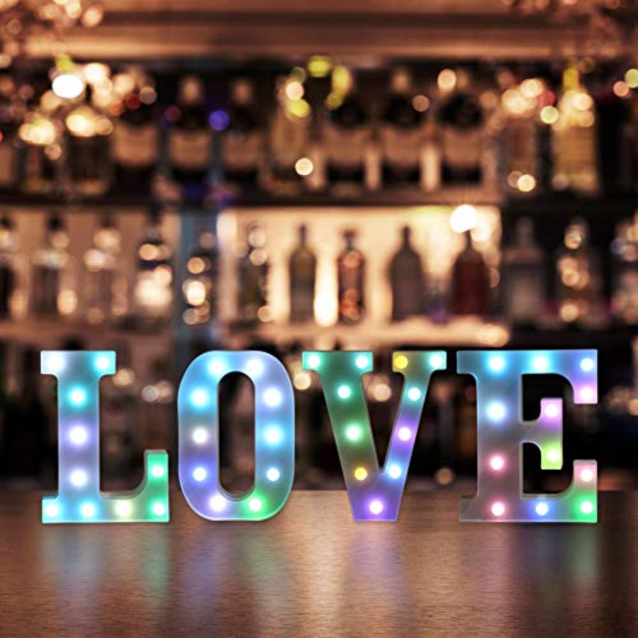 LED-Buchstabenlichter mit Fern – Light Up Letters Marquee Bewertung und Preis