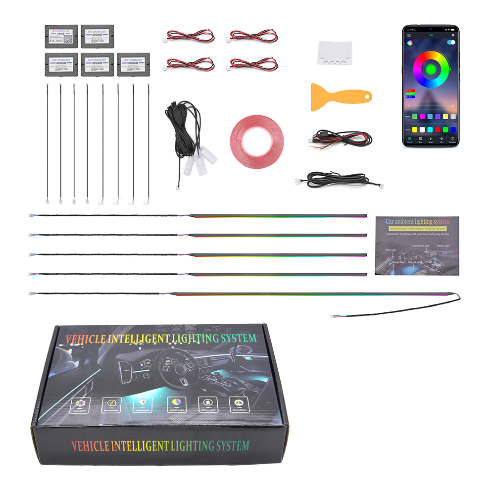 Meistverkauftes Auto-Ambientel – Ambient Led Strip Bewertung und Preis