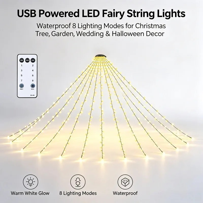Wasserdichte USB-LED-Lichterke – Lighting Decoration For Wedding Bewertung und Preis