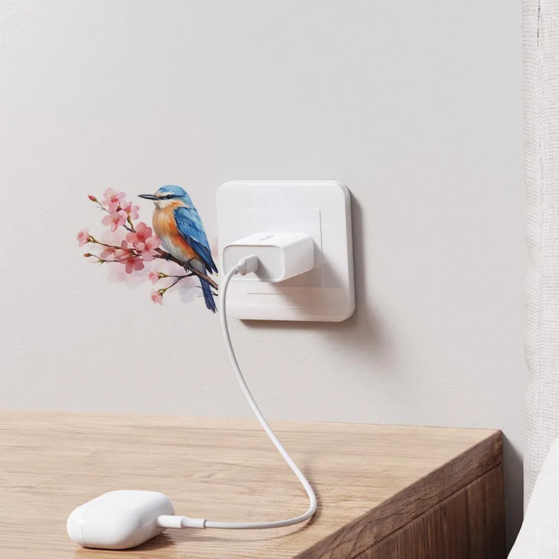 Aufkleber mit Vogel auf Kirsch – Lighting Decoration On Wall Bewertung und Preis
