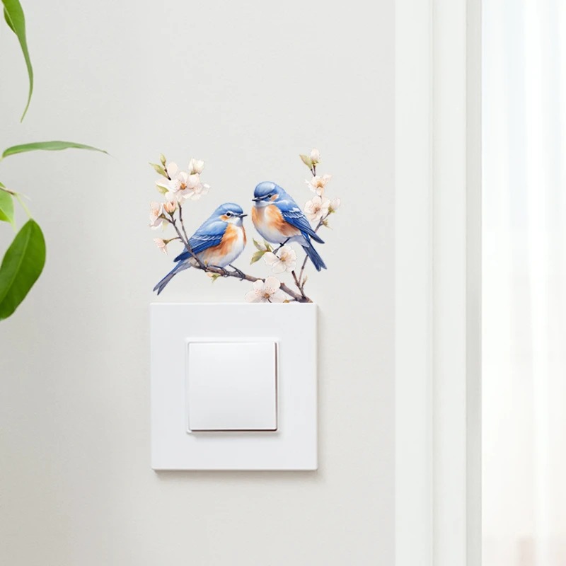 Aufkleber mit Vogel auf Kirsch – Lighting Decoration On Wall Bewertung und Preis