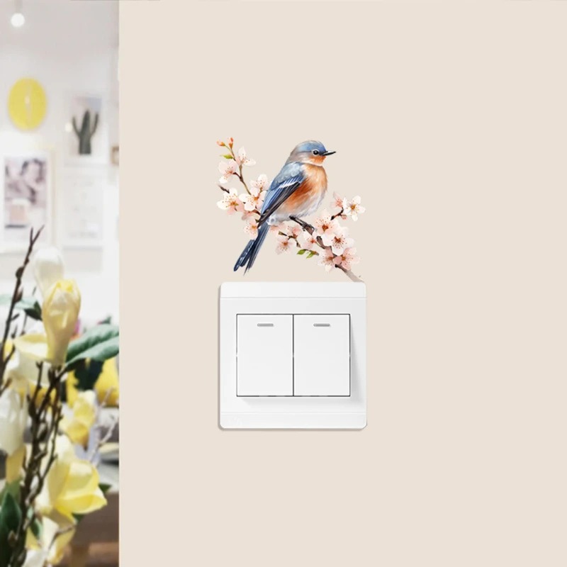 Aufkleber mit Vogel auf Kirsch – Lighting Decoration On Wall Bewertung und Preis