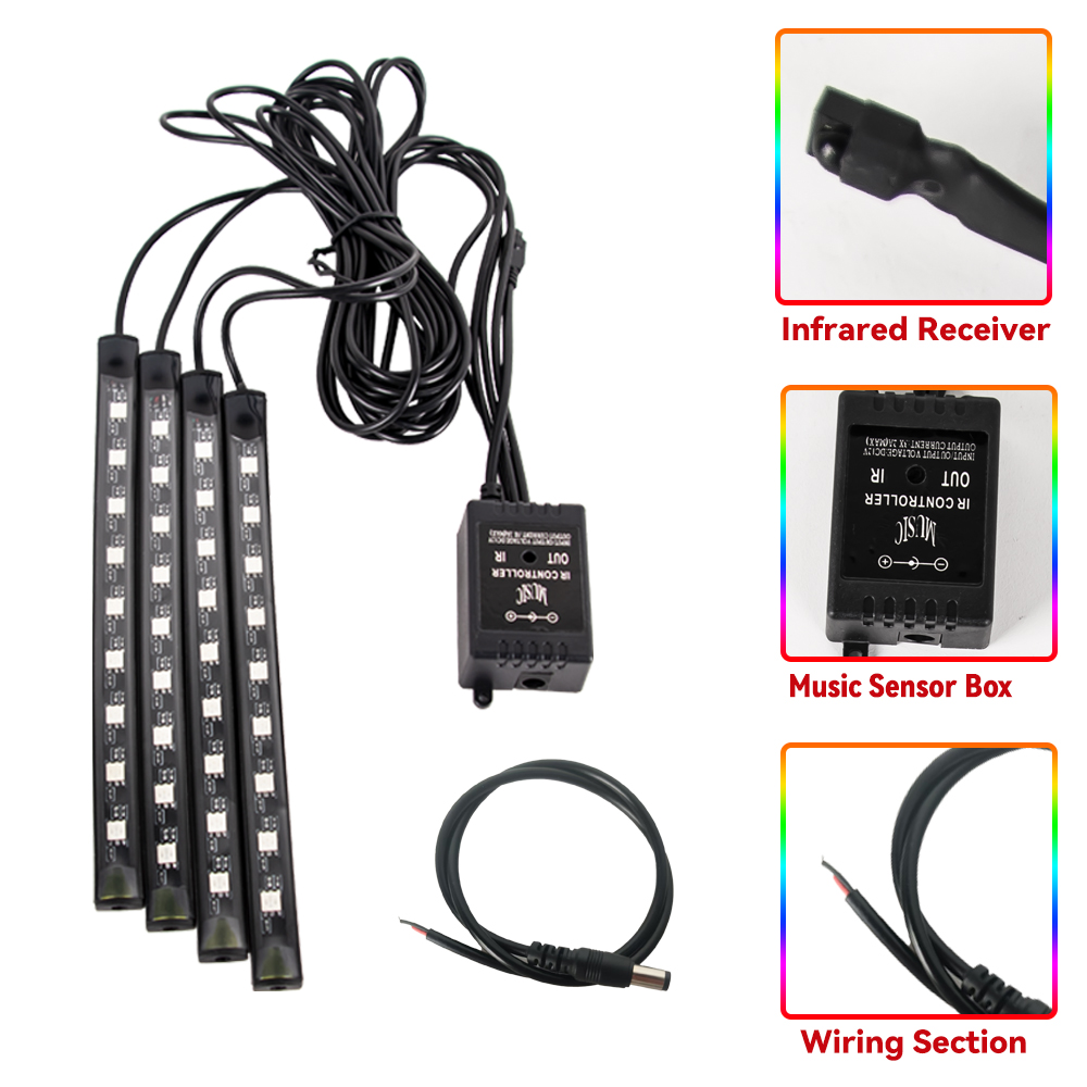 LED Motorrad Auto Atmosphäre F – Lighting Bolt Decor Bewertung und Preis