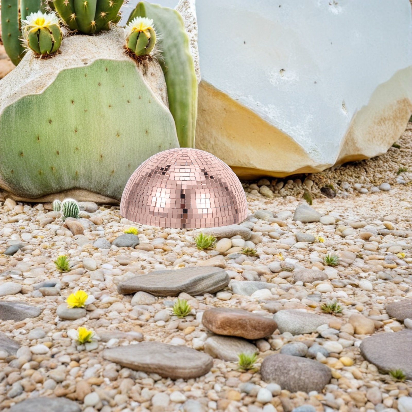 Halbkugel-Gartenspiegel 15 cm, – Disco Ball Mirror Bewertung und Preis