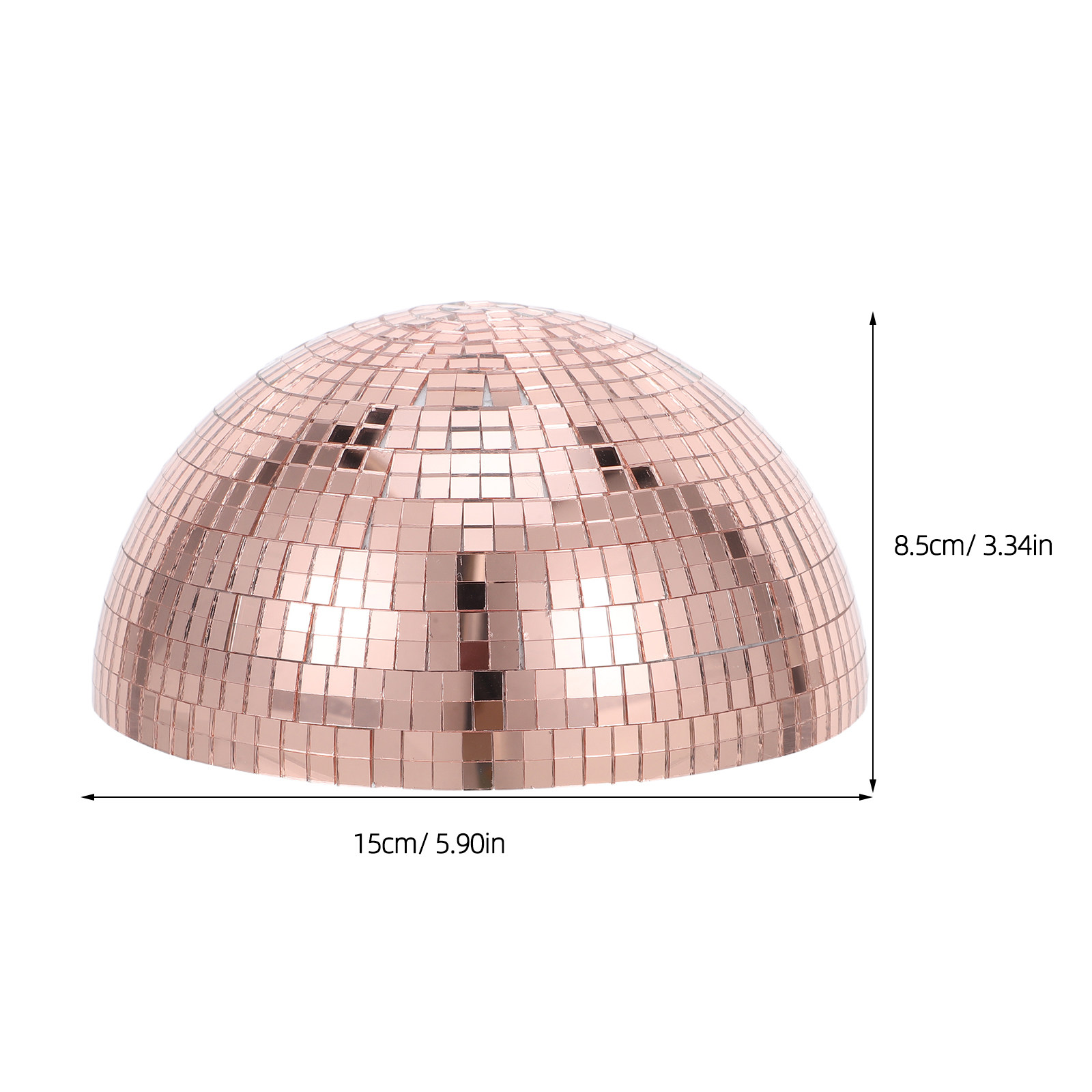 Halbkugel-Gartenspiegel 15 cm, – Disco Ball Mirror Bewertung und Preis