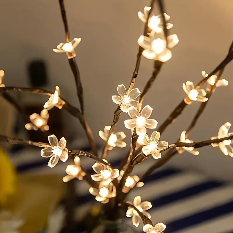 1/2 Stück 20LED Kirschblütenba – Lighting Decor Outdoor Bewertung und Preis