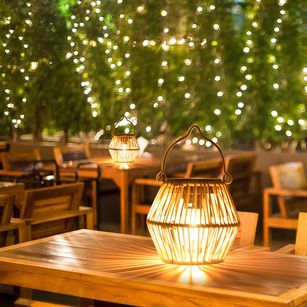 IP65 Wasserdichte Solar-Rattan – Lighting Decor Outdoor Bewertung und Preis