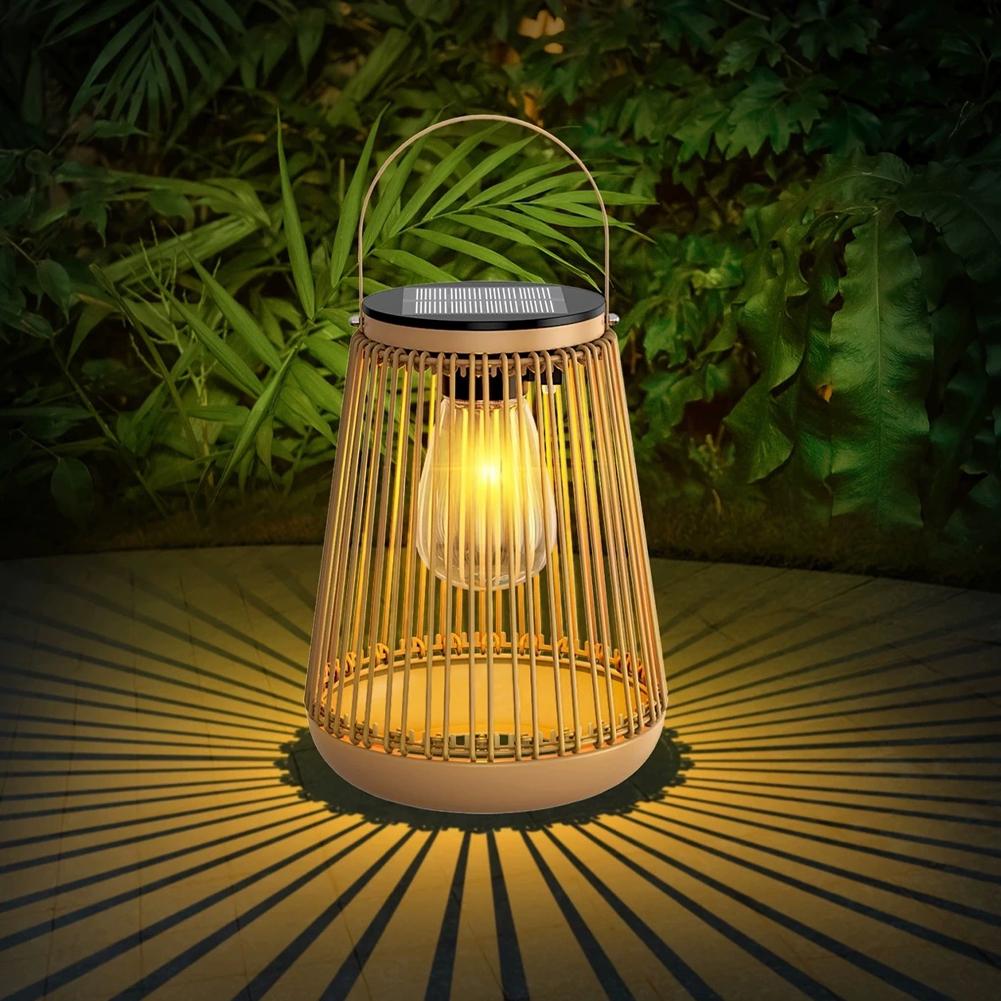 IP65 Wasserdichte Solar-Rattan – Lighting Decor Outdoor Bewertung und Preis