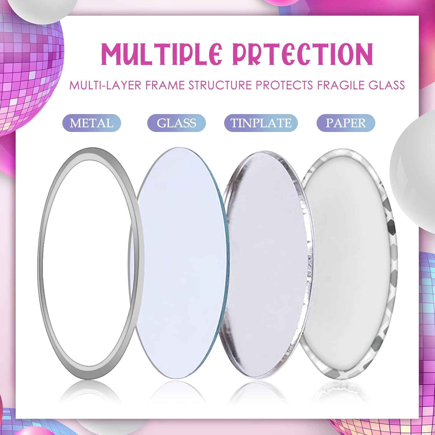 Disco Ball Kompaktspiegel Vint – Disco Ball Mirror Bewertung und Preis