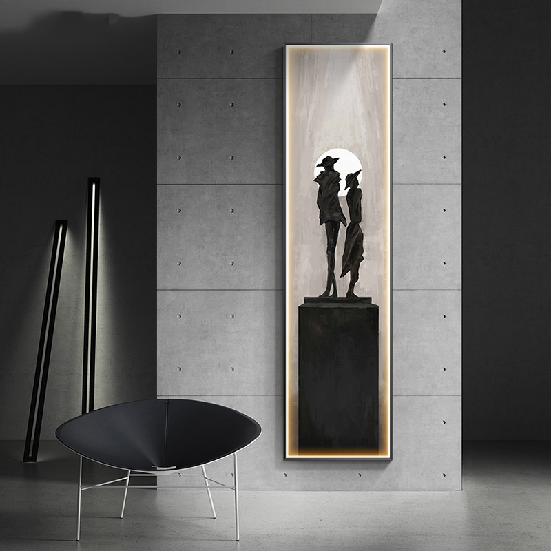 Moderne abstrakte Kunst-Innenm – Foyer Lighting Wall Decor Bewertung und Preis
