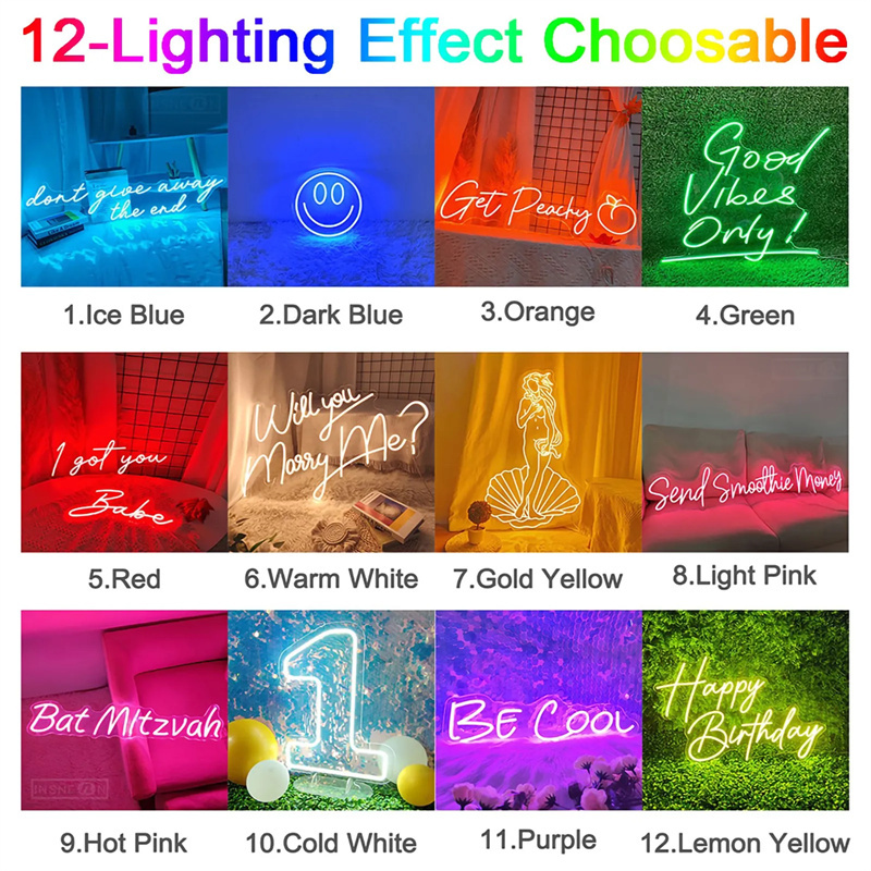 Individuelle LED-Neonschilder  – Lighting Decoration For Wedding Bewertung und Preis
