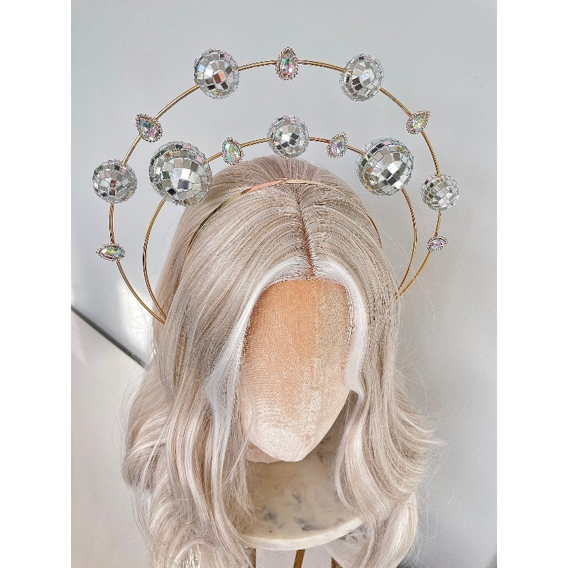 Silberner Doppelring Disco-Sti – Disco Ball Mirror Bewertung und Preis