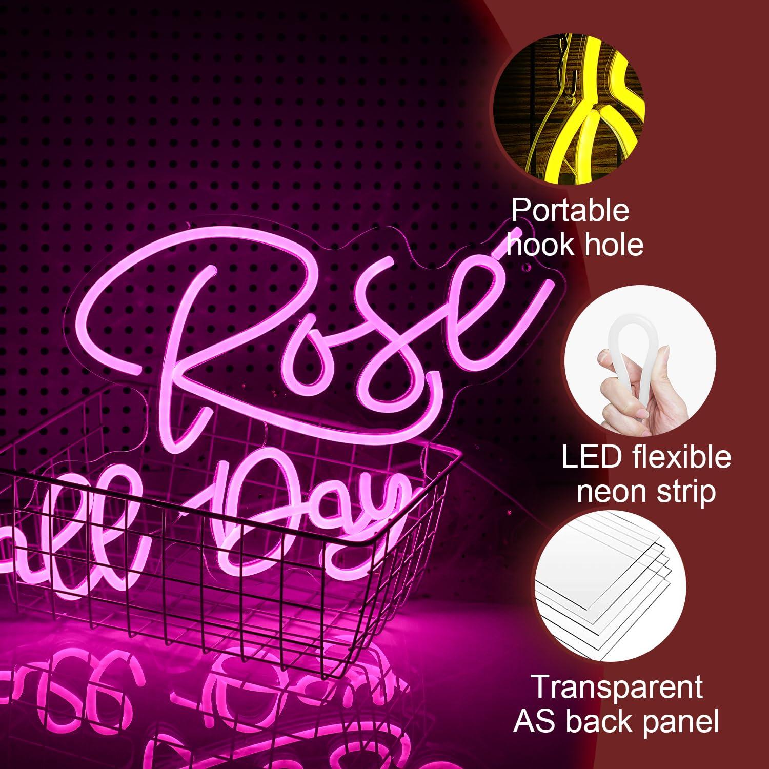 Rose All Day Neonschild, dimmb – Lighting Decoration For Wedding Bewertung und Preis